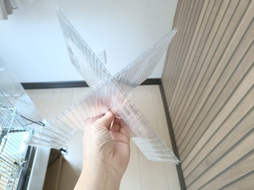 インコの保温カバーをプラダンでDIY