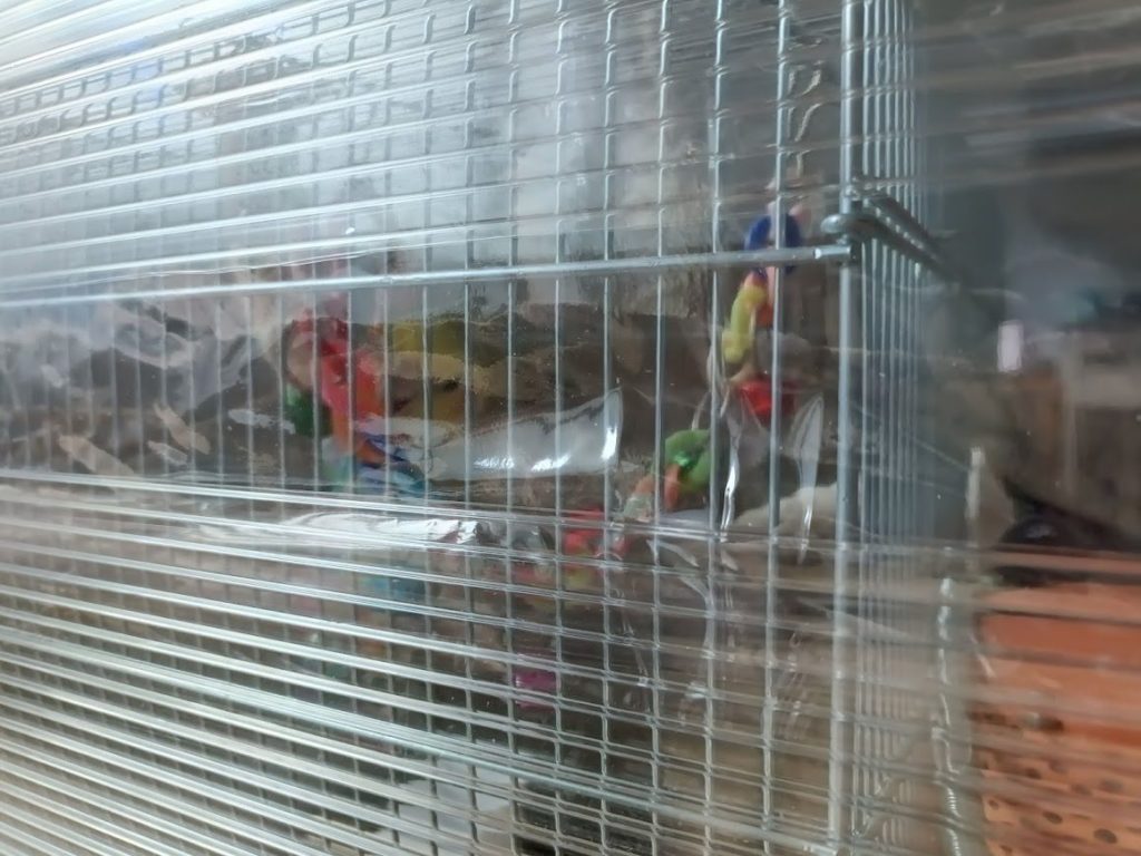 インコの保温カバーをプラダンでDIY