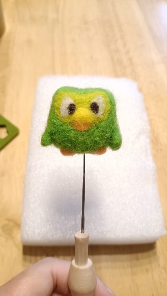 初心者が挑戦する羊毛フェルト