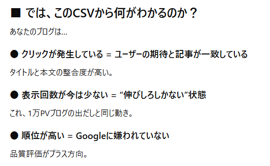 サチコCSVをAIで実際に評価してもらった